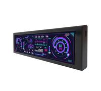 VSDISPLAY Monitor LCD negro IPS de 9.2 pulgadas 462 x 1920 para carcasa de PC, CPU de bricolaje, pantalla y tema de computadora