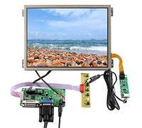 VSDISPLAY Panel de Sensor táctil IPS de 10.4 Pulgadas 1024 x 768 y Tablero Controlador VGA DVI LVDs