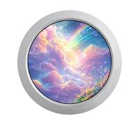 VSDISPLAY Panel de visualización circular de 800 x 800 pulgadas | Monitor LCD redondo plateado de 330 nits | para relojes inteligentes, R-Pi, dispositivos industriales
