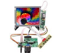 VSDISPLAY Pantalla LCD de 6.5 Pulgadas 640x480 T-51750GD065J-FW TFT 31 Pines 2CCFL y Tablero Controlador VGA RT2270-806
