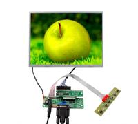 VSDISPLAY Pantalla LCD IPS de 10.4 Pulgadas 640x480 G104V1-T03 y Placa controladora VGA de 31 Pines RT2270C-806