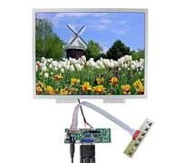 VSDISPLAY Pantalla LCD IPS Industrial de 15 Pulgadas 1024x768 300nit con Placa controladora VGA de 30 Pines, Pantalla Ordenador