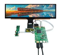 VSDISPLAY Pantalla táctil LCD IPS de 14 Pulgadas 3840 x 1100 4K NV140XTM-N52 y USB C EDP Placa controladora 30 Pines VS-RT2795T4K-V5