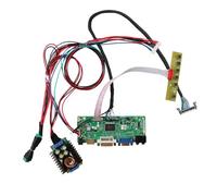 VSDISPLAY Placa controladora VGA DVI Audio LVDs para 32 Pulgadas 1920 x 1080 FP320HVN01.1 IPS 51 Pines WLED Pantalla LCD, con 24 V a 12 V CC convertidor de alimentación