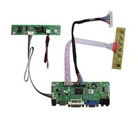 VSDISPLAY VGA DVI Audio LVDs - Placa controladora para Pantalla LCD de 54.6 cm 58.4 cm 1920 x 1080 de 30 Pines