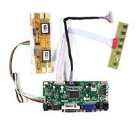 VSDISPLAY VGA DVI LCD Controlador para 1024x768 LTM150XH LTA150B850F LQ150X1LW71N LQ150X1LW73 15 Pulgadas 20pin 4CCFL LVDs Pantalla
