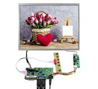 VSDISPLAY VGA DVI LVDs Controlador Junta con 12.1 Pulgadas 800x600 450nit IPS LCD, para DIY Monitor