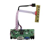 VSDISPLAY VGA DVI Placa controladora LCD para HSD173UHW1 B156HW01 15.6 "17.3" 1920x1080 Panel de LED 40Pin LCD