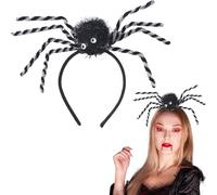 Vsdski Diadema de Halloween con diseño de araña brillante, bonitos accesorios para el cabello de Halloween para mujer (estilo 3, rutina)