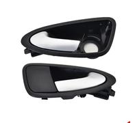 VSESTCDPB 6J1837113AAH1 6J1837113A Manijas Puerta Interiores Izquierda/Derecha ABS Interior Manijas Puerta Negras para Seat para Ibiza 6J 2010-2022 Manija Interior Puerta(Matte Silver Front)