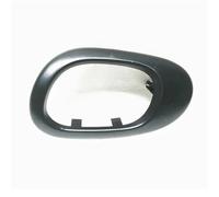 VSESTCDPB 9119f2 9119f4 Cubierta del Marco De La Manija Interna De La Puerta Adorno De La Manija Interna para Peugeot 206 207 206CC Manija Interior Puerta(Negro Derecho)