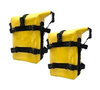 VSESTCDPB Bolsas Laterales Guardabarros Motocicleta para Africa Twin CRF1000L NC750X X-ADV750 5L-8L Almacenamiento para Herramientas Defensas Alforja Lateral de Moto(Yellow 2)