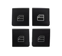 VSESTCDPB Interruptor Control Ventana 2049055402 A2049055402 4 Piezas Cubierta Botón Interruptor Ventana Conductor para Mercedes para Benz C-Klasse E-Klasse GLK-Klasse W204 W166