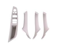 VSESTCDPB Juego Manijas Ajuste Panel Reposabrazos Puerta Delantera Interior para B&MW Serie 5 F10 / F11 / F18 520 523 525 528 530 535 2010-2017 Manija Interior Puerta(Oyster LHD 4PCS)