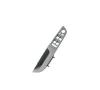 VSESTCDPB Manija Puerta Delantera Izquierda Cubierta Interruptor Ventana Puerta Panel Ajuste Manija Tracción para B&MW E90 Serie 3 2005-2011 51417239659 Manija Interior Puerta(Modelo B Gris)