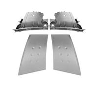 VSESTCDPB para Peugeot 107 2005-2014 Gris Cubierta Manija Interior del Coche Hebilla Puerta Cubierta Pasamanos Base Reposabrazos Puerta Manija Interior Puerta(4 Piezas)