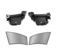VSESTCDPB para Toyota para Aygo 2005-2014 Gris Coche Cubierta Manija Interior Hebilla Puerta Cubierta Pasamanos Base Reposabrazos Puerta Negro Manija Interior Puerta(Right Gray Cover 4PCS)