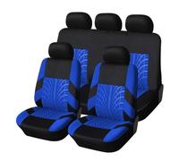 VSESTCDPB para Volvo C30 C70 S40 S60 S80 S90 V40 V50 V60 XC40 XC60 XC70 XC90 Fundas Asientos Coche Funda Asiento Coche(Azul,Conjunto Completo)