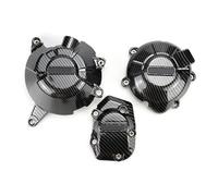 VSESTCDPB Protector Motor Motocicleta Protectores De Cubierta De Motor para Motocicletas para Kawasaki Z900 Z900SE 2017-2025 2024 2023 2022(Textura de Fibra de Carbono)