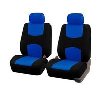 VSESTCDPB Protectores de Asiento 2+1 Fundas Universales Asientos Coche para Renault para Master para Trafic(2PC Front Blue)