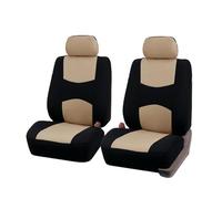 VSESTCDPB Protectores de Asiento Funda Universal Asiento Coche para Civic(Beige 2 Piezas)