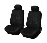 VSESTCDPB Protectores de Asiento para VW para Golf 4 Funda Asiento Coche Universal(Frente Negro)