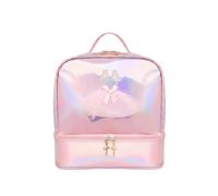 Vseutiac Mochila de Baile para Niñas Bolso Bailarinas Mochila Infantil Bolsa Mochila Escolar con Tutu Bordado y Sección Inferior Separada Adecuada para Clase, Rosa