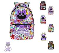 VSFJZJKJ Smiling Critters Mochila, Mochilas De Dibujos Animados De Gran Capacidad, Mochilas De AnimacióN, Mochilas para Actividades Al Aire Libre, Mochilas De Viaje De Ocio De Moda