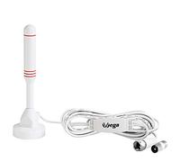 VSG® Antena DVB-T2 HD y Amplificador Activo 30DBi / 30DBi Power-Plus / AVK20-Smart/núcleo masivo de Aluminio/DVB-T2 & DVBT2-HD/Base magnética y Cable de 3 m/para Todos los Dispositivos DVB-T2