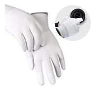 VSGO Guantes de limpieza para cámara Profesional Antiestático Guantes de Limpieza Blanco Libre de Polvo Compatible para Cámara, Sensor Limpieza u otros Instrumentos de Precisión
