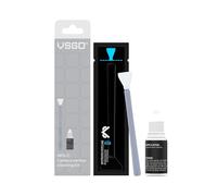 VSGO Kit de limpieza de sensor APS-C, 6 toallitas para sensores y 10 ml de limpiador de sensor para cámaras DSLR Nikon Sony Canon
