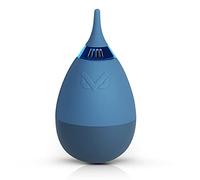 VSGO Soplador de aire de cámara con filtro de aire comprimido para Nikon, Sony, Canon lente y limpieza de sensores, diseño de vaso (Azul)