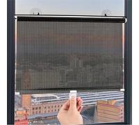 VSHENG Aislamiento Térmico Apagón Persianas Enrollables Con Ventosas Retráctil Protector Solar Protección UV Persianas Parasol para Hogar Oficina Dormitorio Cocina Privacidad Cortinas De Ventana(68X12