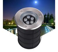 VSHENG Bajo Voltaje Luces De Paisaje LED Luz Subterránea IP65 Resistente Al Agua AC12/24V Ángulo Ajustable Luces Enterradas para Camino Entrada De Vehículos Terraza Focos(White,15W-AC12V)