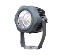 VSHENG LED Focos Giratorio COB Luces De Paisaje Bajo Voltaje AC12/24V IP65 A Prueba De Agua Luces De Inundación para Patios, Jardines, Estadios Y Letreros Publicitarios Foco(Red,20W-AC12V)