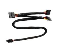 vsilay adaptador de cable de alimentación modular manga 5 pines a 3xSATA 80 Cm Cable de alimentación para OCZ Adaptador Cable de alimentación de manga 5 pines a 3 cable de manga