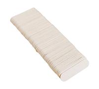 vsilay Limas de uñas de madera, 50 unidades, lima de uñas de doble cara, pulidor de uñas, herramientas de arte de uñas para uñas acrílicas/naturales