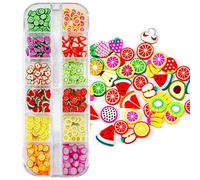 vsilay Mini flor animales frutas arcilla suave manualidades rellenos de resina constelaciones colgante resina epoxi suministros para bricolaje uñas