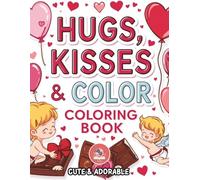 VSJ Hugs, Kisses and Color. Valentine Coloring Book for Adults.: Bold and Easy Pages. Single Sided. Perfect for coloring with Alcohol markers.