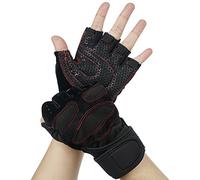 VSLLCAU Guantes Gimnasio Guantes Deportivos Medio Dedo Perfecto para Motocicletas Bicicleta Levantamiento de Pesas y Más Deportes (L)