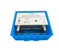 Vsnetwork Amplificador de antena de TV de poste con filtro Lte/5G, ganancia máxima de 35 dB ajustable, amplificador de antena de TV 1 entrada UHF, amplificador