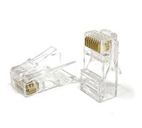 Vsnetwork Enchufes Ethernet RJ45 Cat 6 8P8C STP Terminales, 50 unidades, compatible con Cat 5 Cat 5e