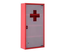 VSOGA Botiquín de primeros auxilios de acero inoxidable con cerradura - Modelo 3 seguro y práctico para el hogar y la oficina