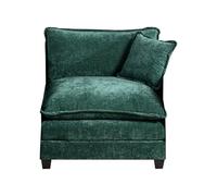 VSOGA Cloud Sofa One Seat, Modern Sectional Couch, for Living Room Bedroom and Apartment, Comfy Double Layer Upholstered Seat Cushion, Breathable Chenille Fabric, Green,DE501BGN