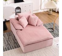 VSOGA Un sofá reclinable de 48 pulgadas, diseñado en estilo interior, con un diseño sin marco. Un sofá reclinable de lectura más cómodo, equipado con amplios brazos, no necesita instalación.