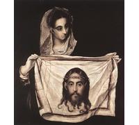 VsoxA Famoso Cuadro en Lienzo Pintura de Impresion Santa Verónica con el Sudario de El Greco para la Decoración del Hogar de la Oficina 60x90cm