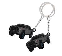 Vspek 2 Llaveros de Coche Compatibles con Jeep, Llavero Gris Personalizado, Accesorios para Llavero, Abalorio Compatible con Ford Bronco, Regalo para San Valentín, Cumpleaños, Navidad, Aniversario