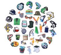 Vspek Shoe Charms for Shoes, Different Decoration Fits Clog Sandals PVC Charms Shoe Accessories, Party Favors Gifts for Women Men