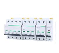 VSPPJYFG Disyuntor IC65N Mini disyuntor Acti 9 IC65N 1p 2p 3p 4p Tipo D 1A 2A 3A 4A 6A 10A 16A 20A 25A 32A 40A 50A 63A CA 1 Pieza(10A,3P)