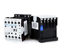 VSPPJYFG Mini contactor de CA NXC-09M10 NC6-0910 9A NXC-06M10 NC6-0610 6A 1NA Normalmente Abierto 1NC CA 220V 24V 380V(Nxc-09m01 AC,24V)